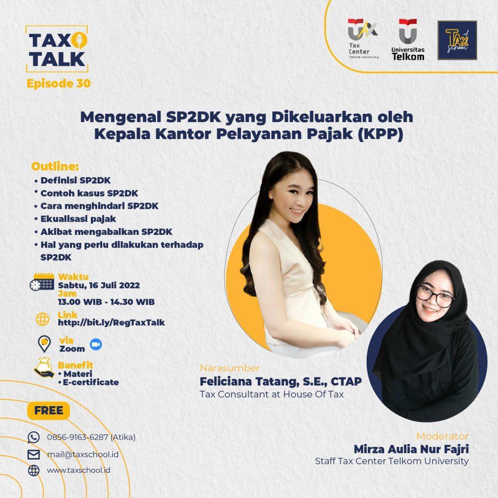 [Tax Talk 30] SP2DK-09